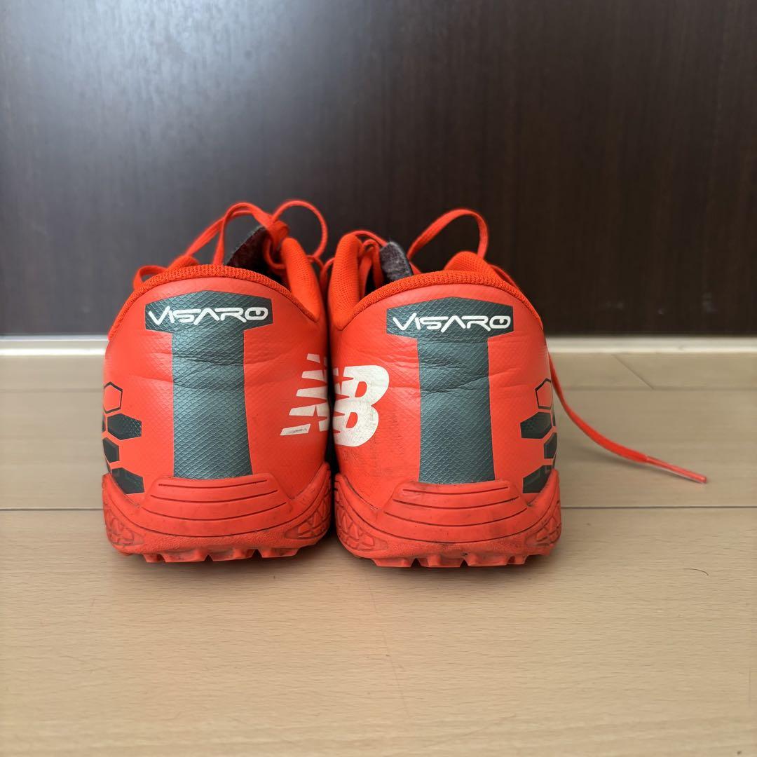 New Balance Visaro サッカーシューズ レッド/グレー 28cm