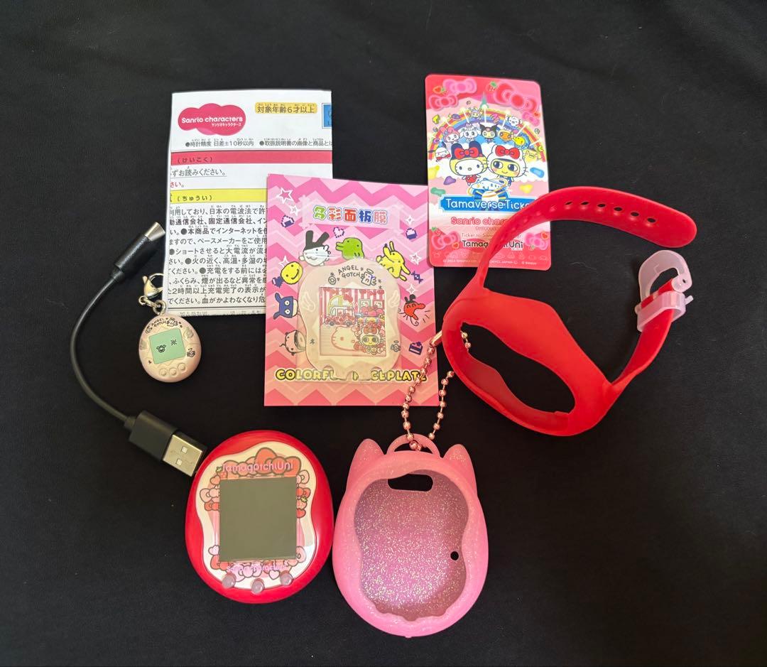 たまごっちユニ サンリオキャラクターズ キティ Tamagotchi Uniやや傷や汚れあり