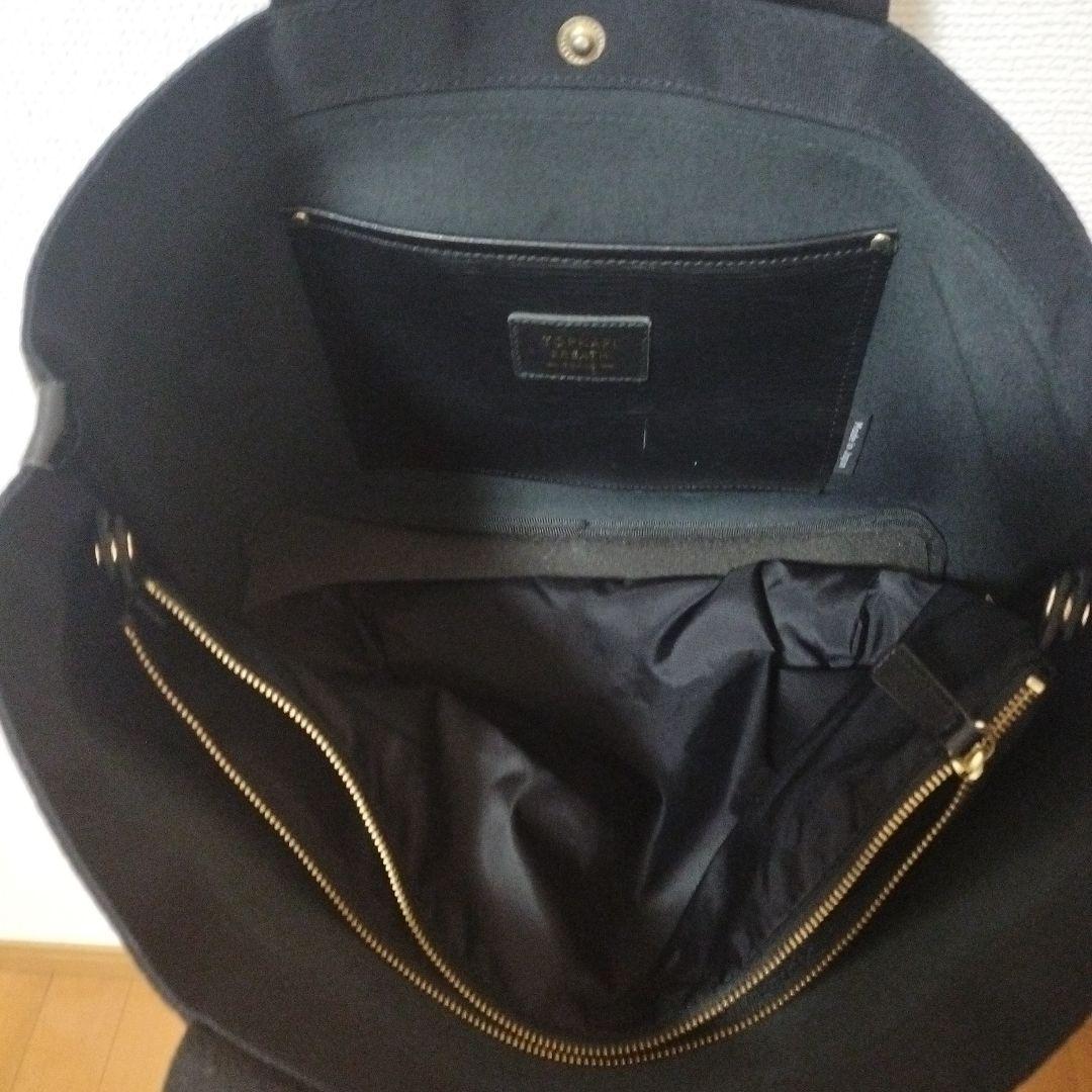 【なさそ】TOPKAPI リプル　ネオレザー　トートバッグ　A4 黒