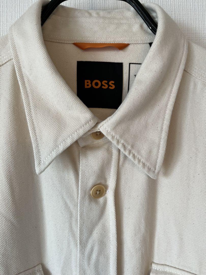 BOSS オーバーサイズフィットシャツ　アンダイド　オーガニックコットン