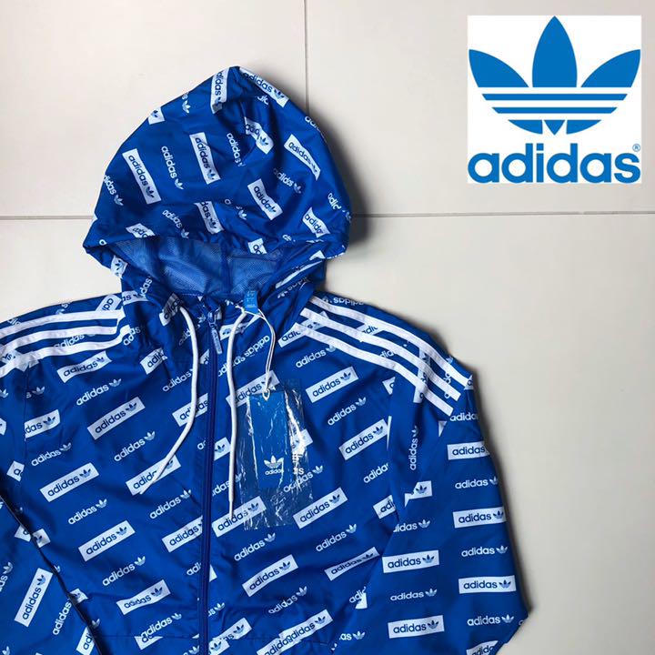 アディダス　ナイロンパーカー　定価11,500円+税
