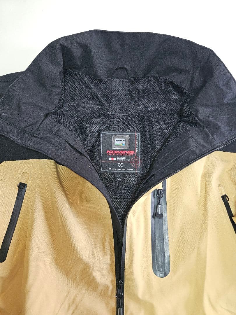 コミネ(KOMINE) JK-555 WP プロテクト3Lパーカ ベージュ XL コミネ(KOMINE) JK-555 WP プロテクト3Lパーカ ベージュ XL