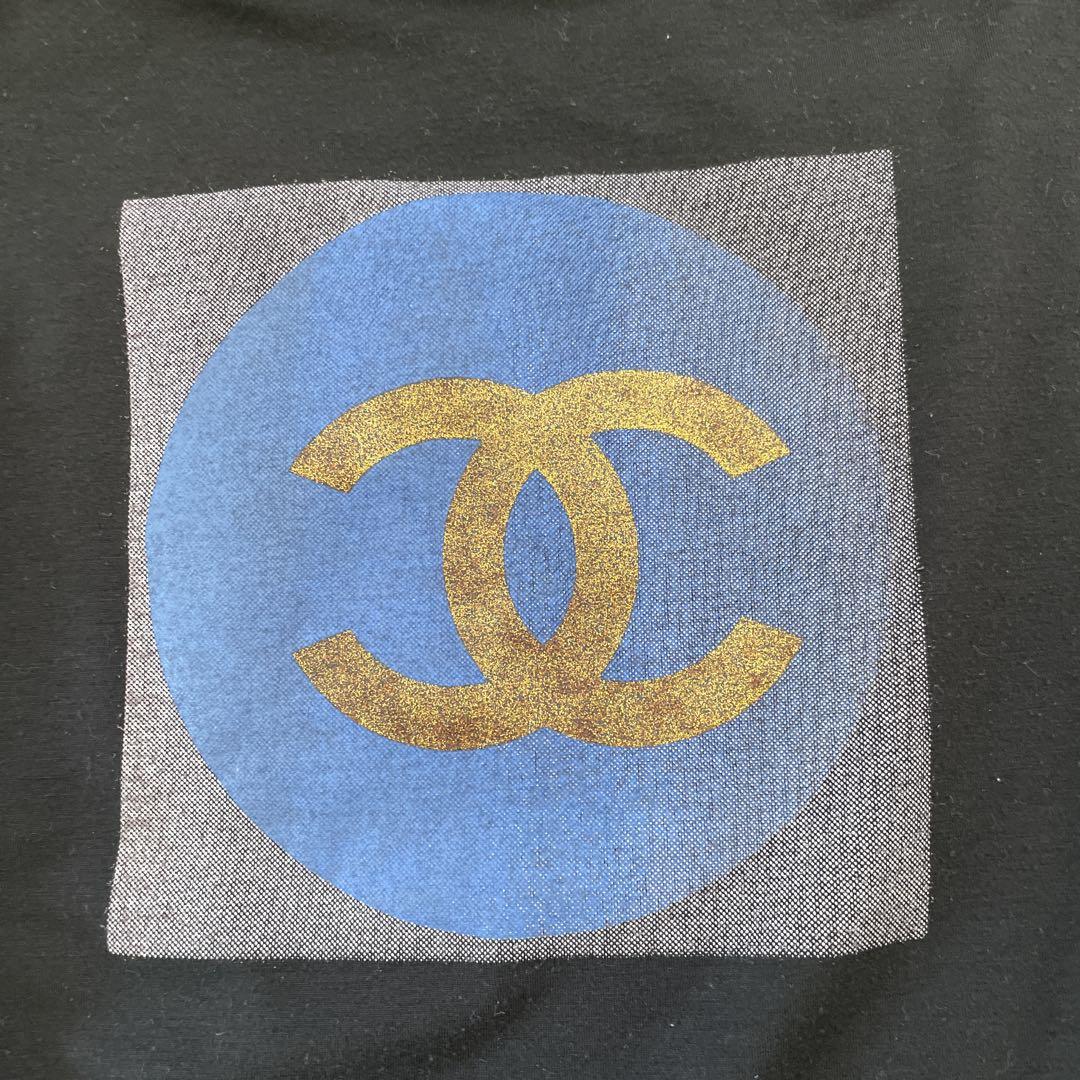 CHANEL ロゴプリント 半袖Tシャツ - メルカリ