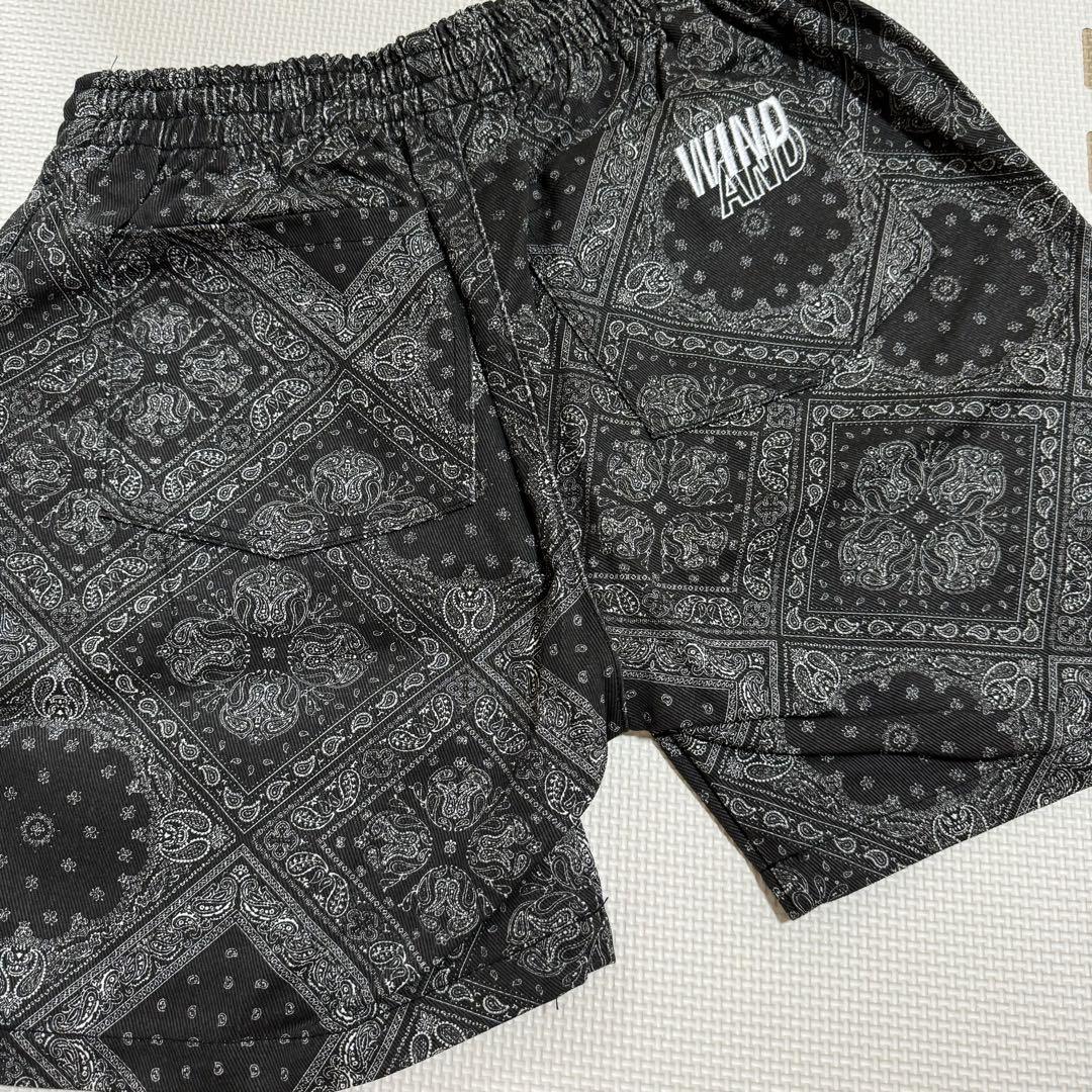 WIND AND SEA PAISLEY SHORT ペイズリー ショーツ M