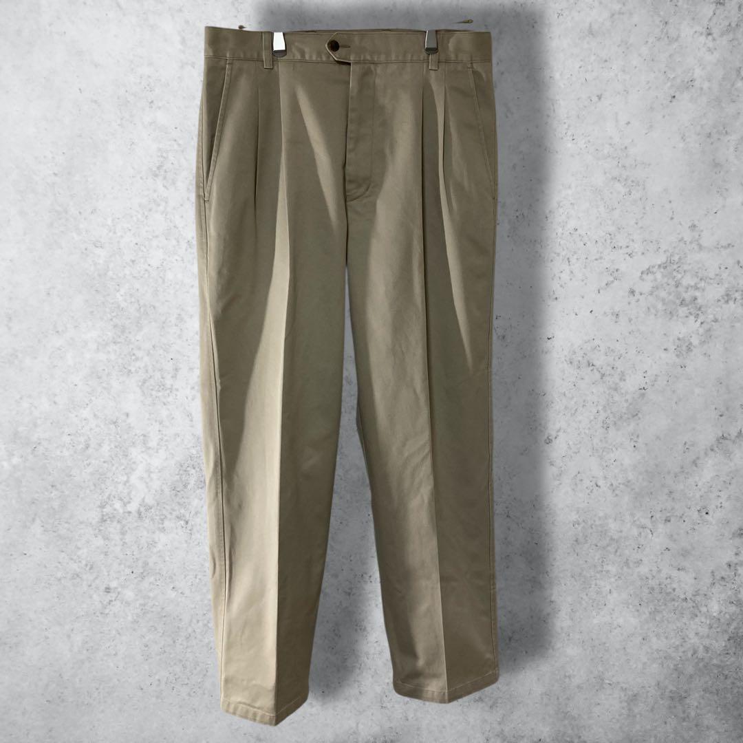 NORDSTROM チノパン ツータック ベージュ 33×30