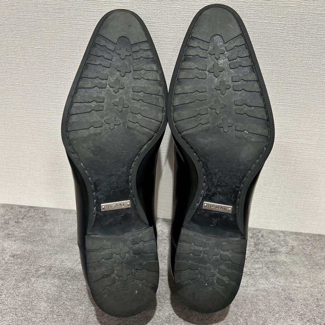 超美品　リーガル　(24) 011R ストレートチップ　内羽　冠婚葬祭　黒