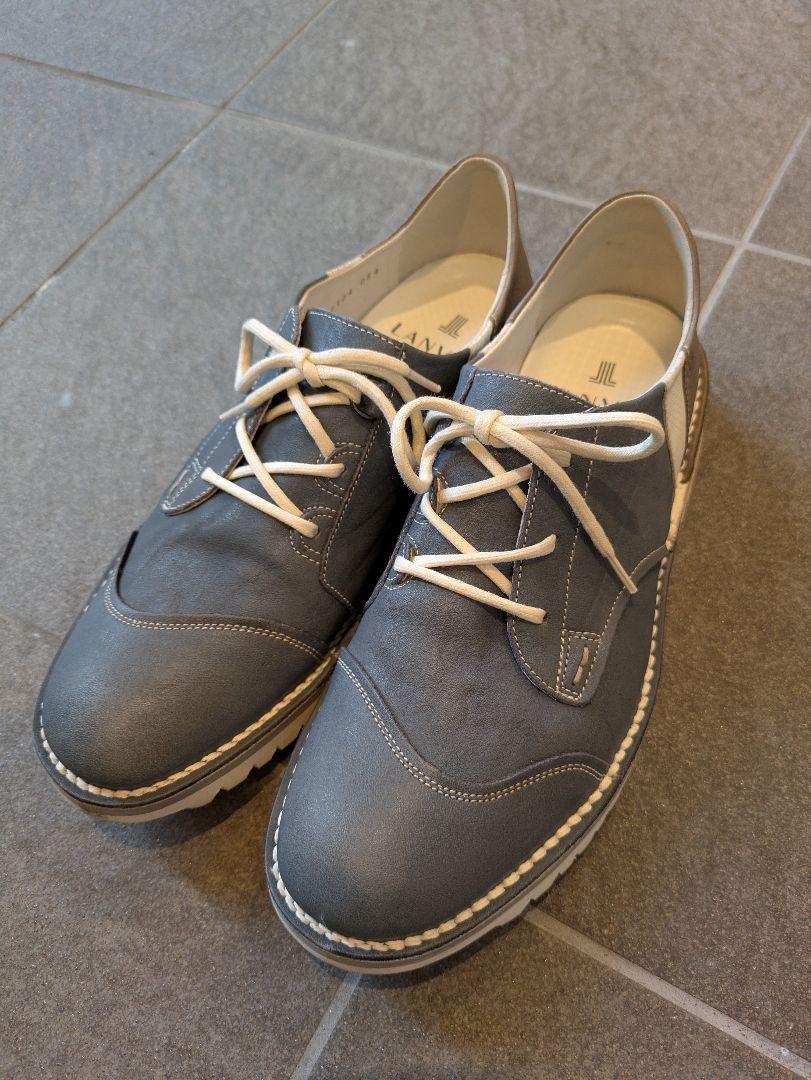 LANVIN レザー デッキシューズ