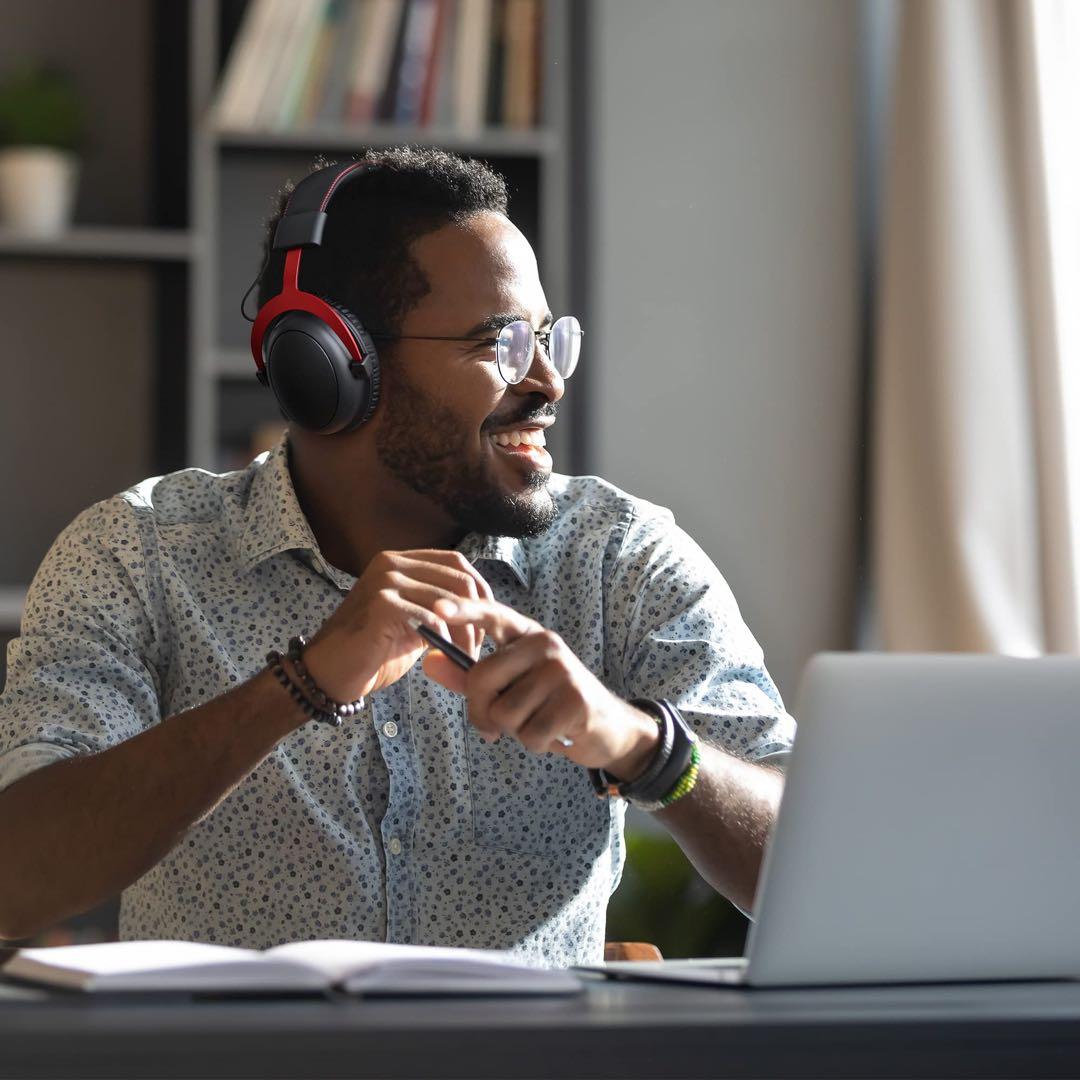 ヘッドホンカバー 交換用イヤーパッド クッション PUレザー 茶色 ブラウン