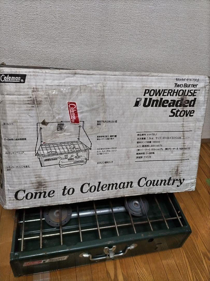 coleman 2burner powerhouse stove 91年製