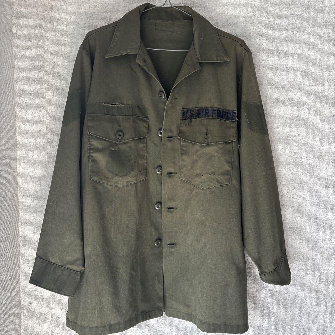 海外最新 AIR US 実物 70s〜80s FORCE メルカリ - 古着 shirt UTILITY ジャケット・アウター