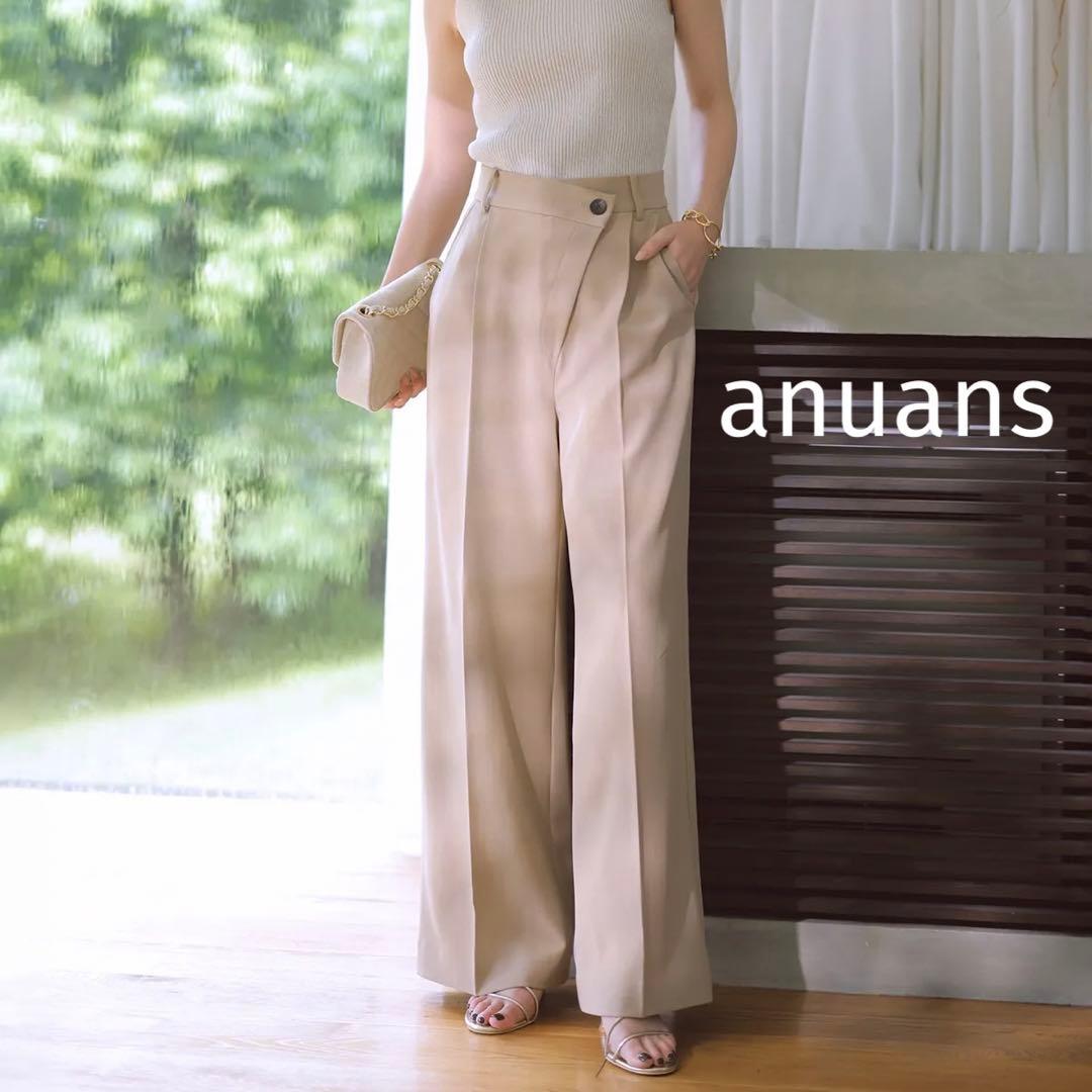 n様専用✨アニュアンス 24SS スライドウエストセミワイドパンツ