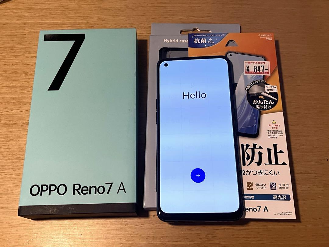 OPPO Reno7A ブラックSIMフリー