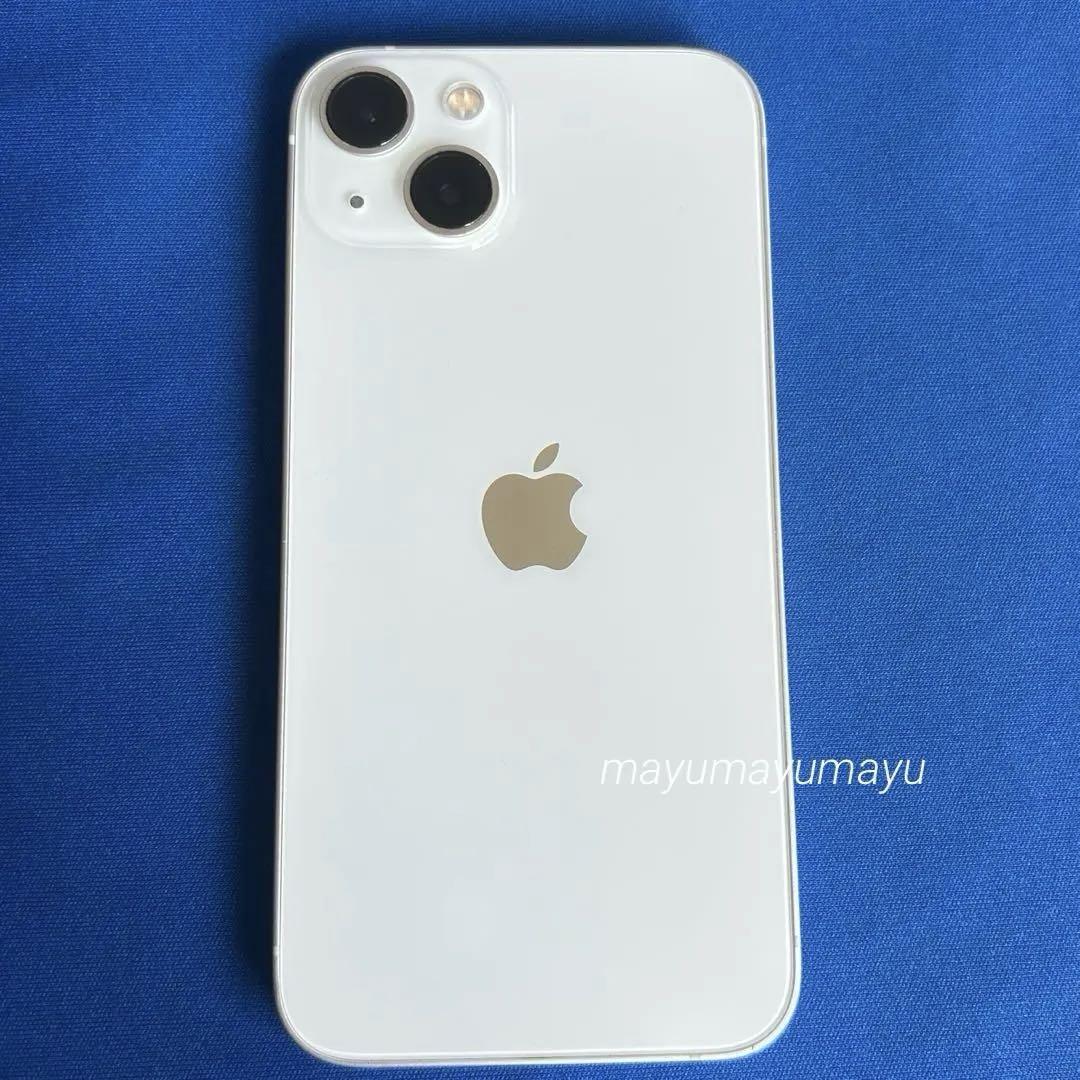 美品 Apple iPhone 13 本体 バッテリー85% ホワイト