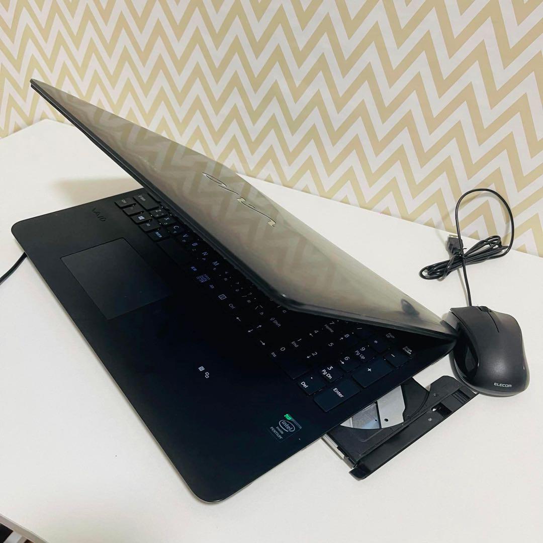 T208 SONYVAIOノートパソコンSSDメモリ8G高速 Windows11