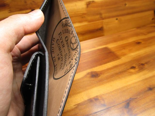 コンパクト財布 レーデルオガワ コードバン 二つ折り 日本製 ミニ財布 ミニマル
