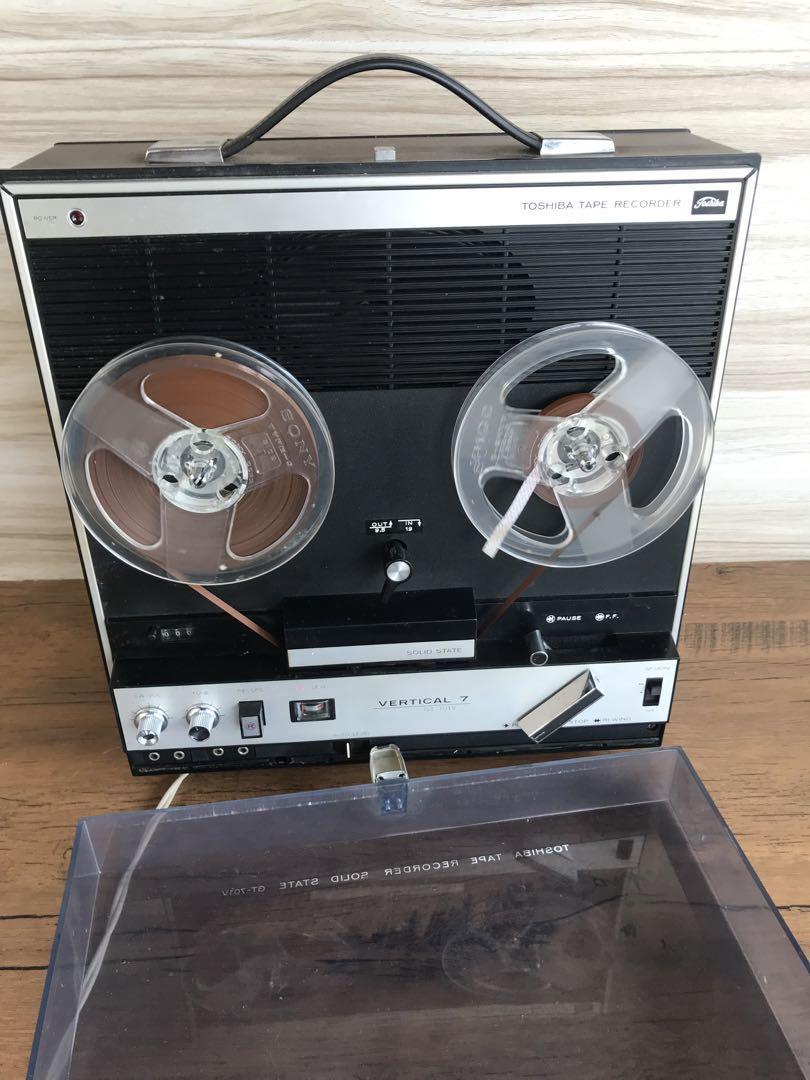 TOSHIBA　テープレコーダー　GT-701V　昭和レトロ(F111) TOSHIBA テープレコーダー GT-701V 昭和レトロ(F111) - メルカリ