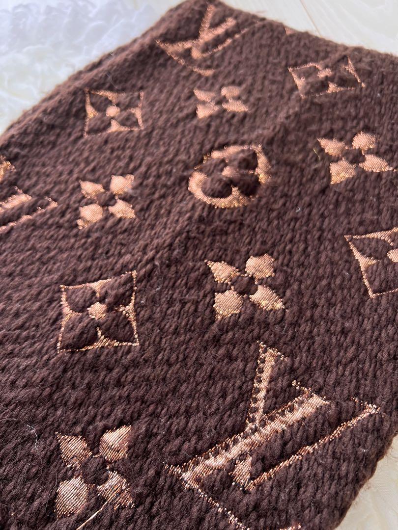 Louis Vuitton マフラー ブラウン M75152