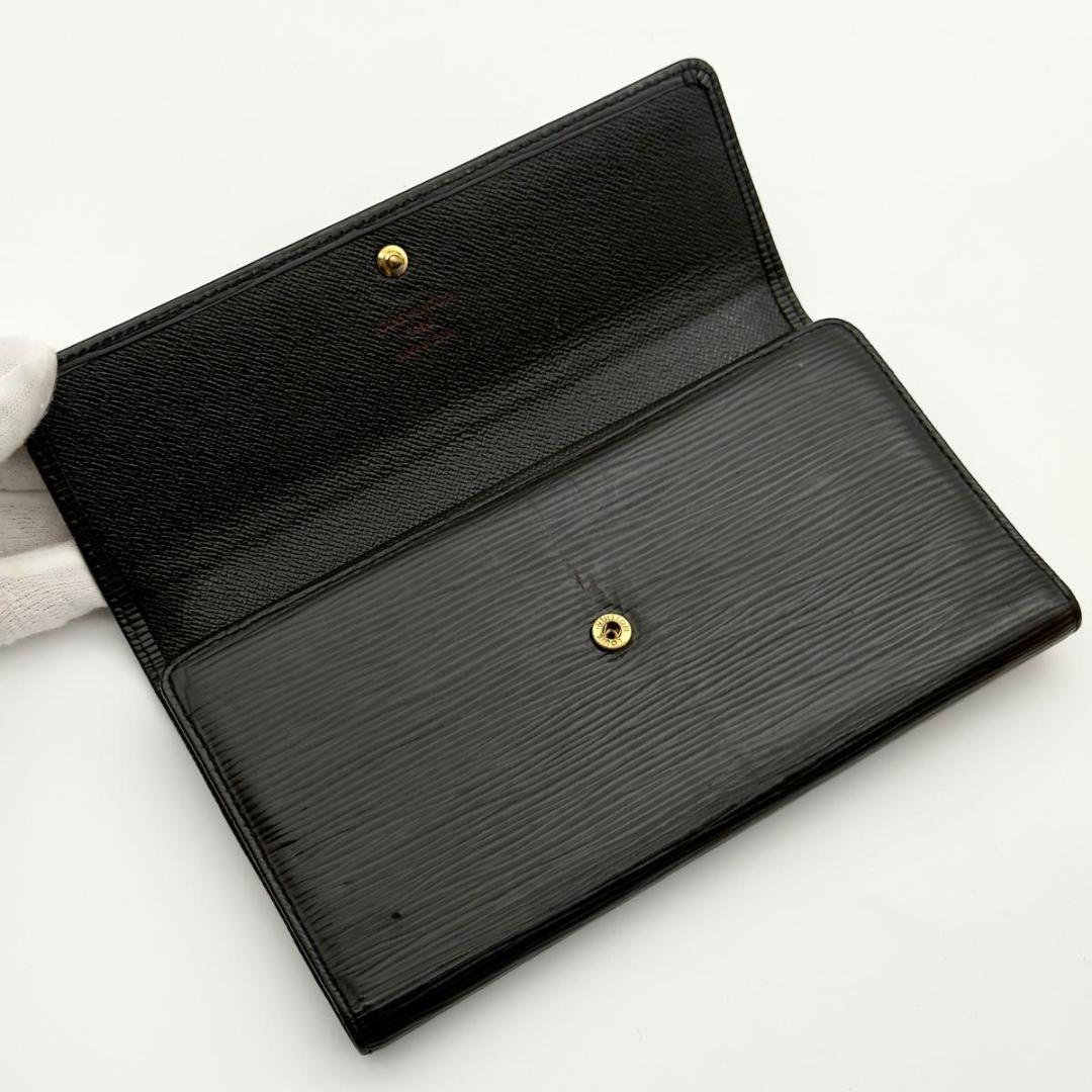 ルイヴィトン【極美品】エピ ノワール ポルトフォイユ