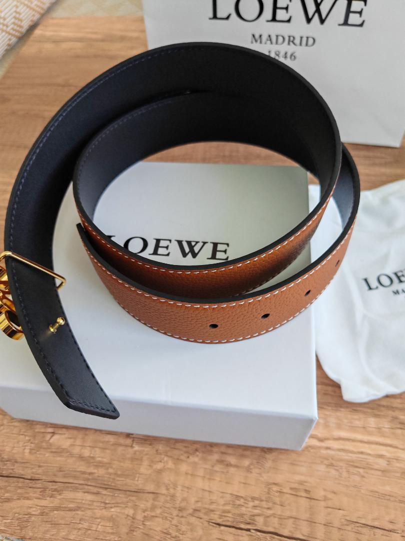 新品　LOEWE ロエベ アナグラムバックル ベルト