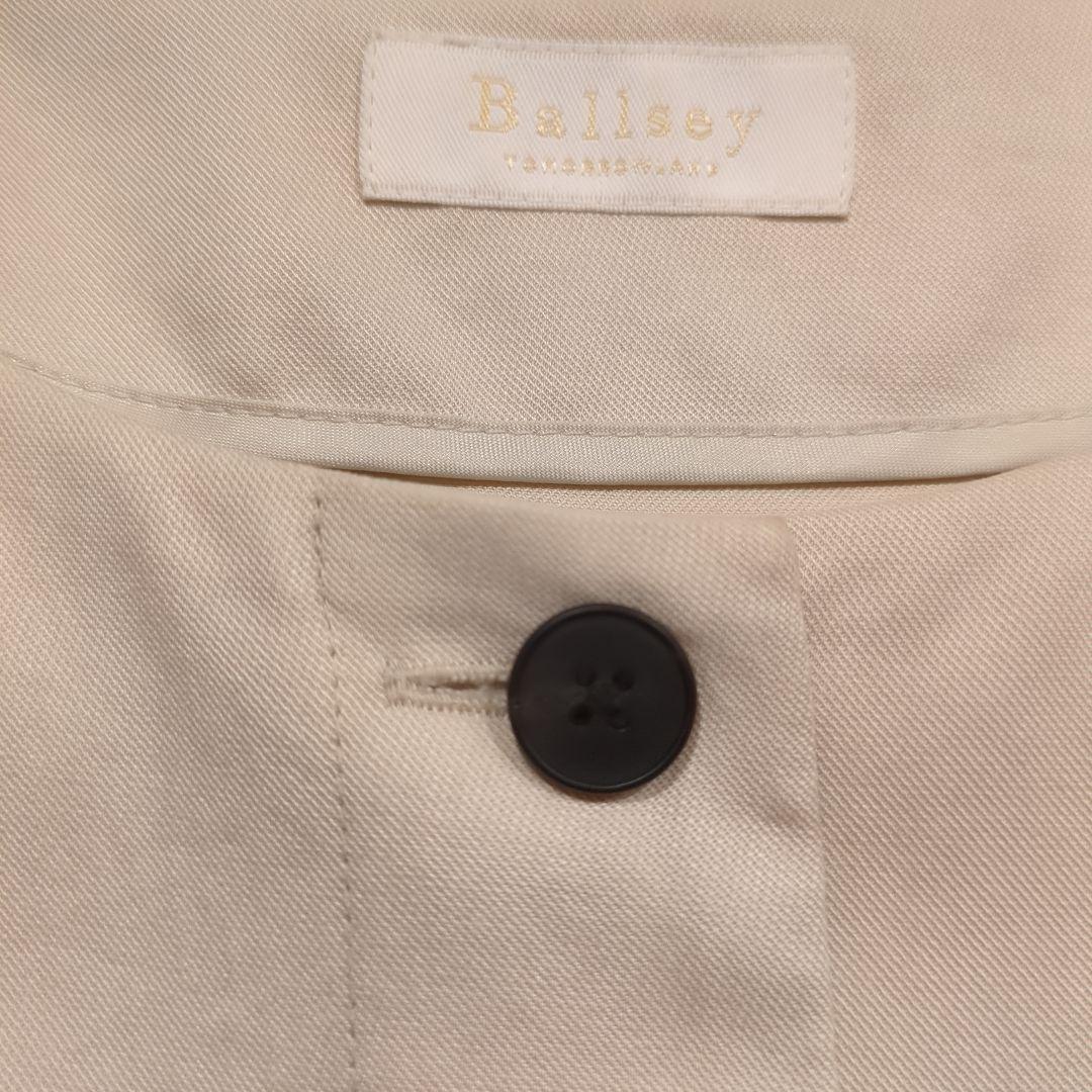 Ballsey セルロースツイル パフスリーブ オールインワン34 セルロースツイル パフスリーブオールインワン