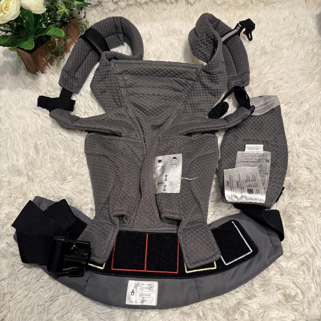 人気【最安値】エルゴベビー ErgoBaby オムニブリーズ グラファイトグレー