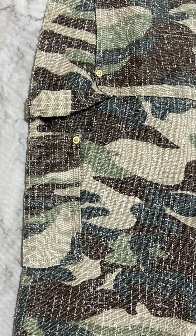 25ss WHITELAND 迷彩 カモ ダブルニー ワーク ペインターパンツ