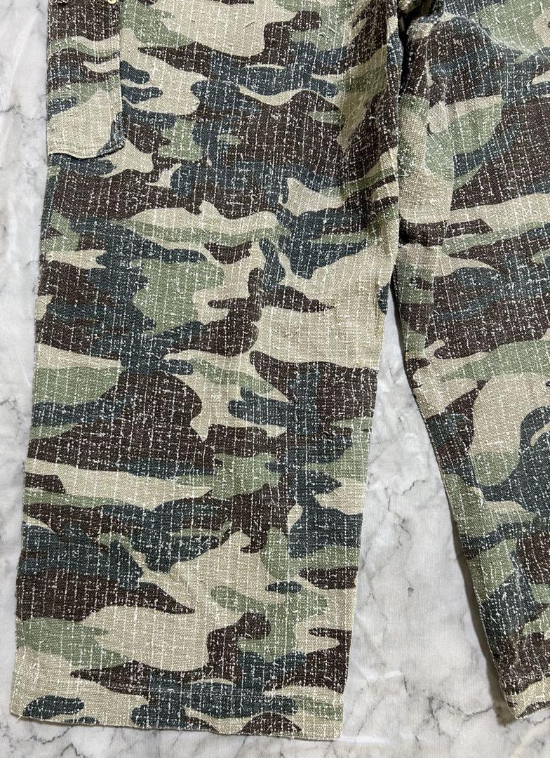 25ss WHITELAND 迷彩 カモ ダブルニー ワーク ペインターパンツ