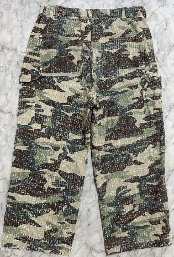 25ss WHITELAND 迷彩 カモ ダブルニー ワーク ペインターパンツ