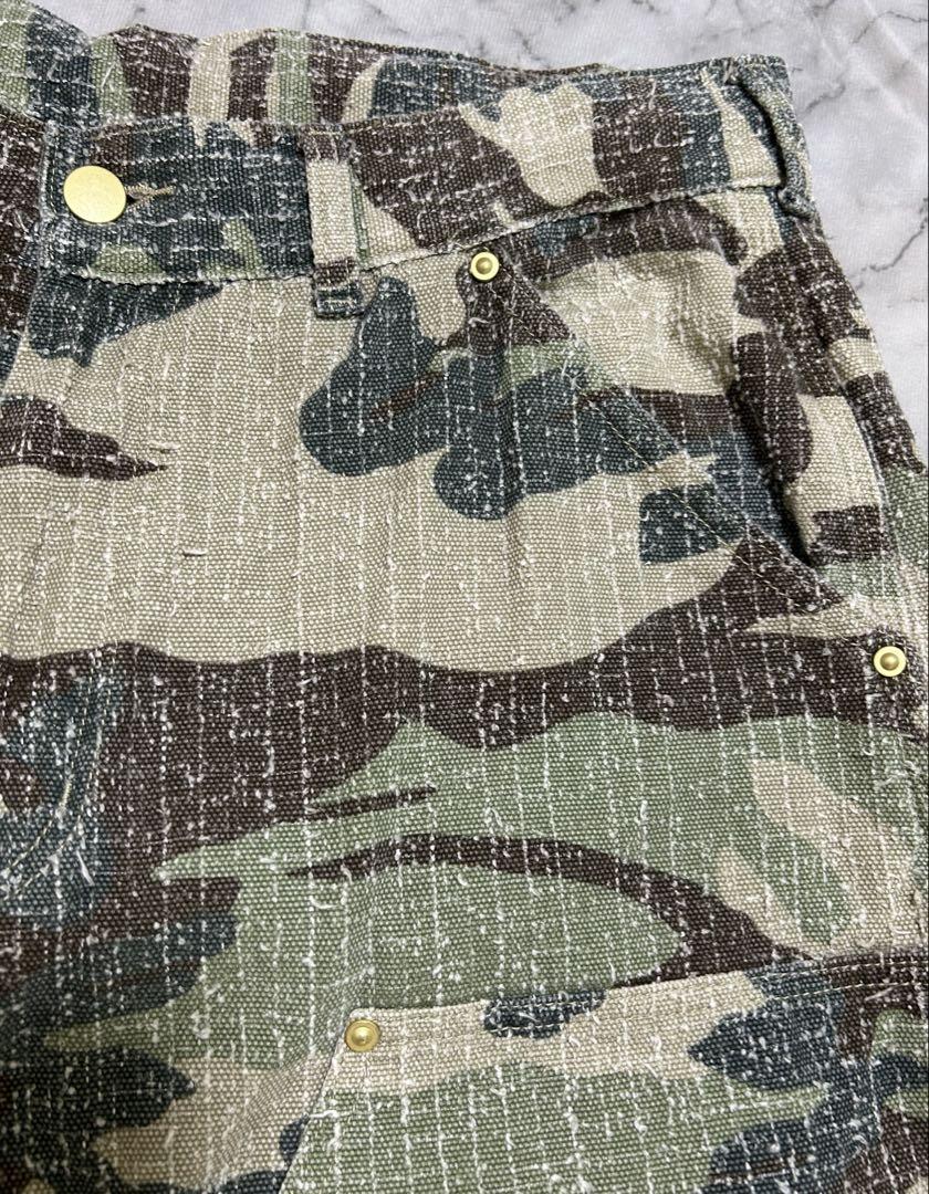 25ss WHITELAND 迷彩 カモ ダブルニー ワーク ペインターパンツ