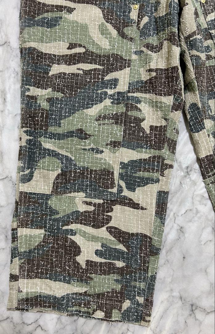 25ss WHITELAND 迷彩 カモ ダブルニー ワーク ペインターパンツ
