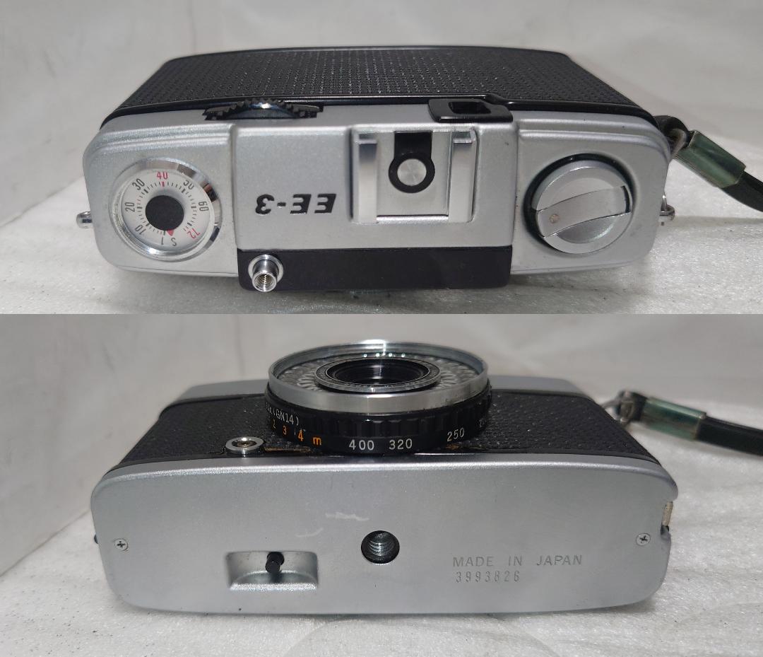 ★大人気！美品★OLYMPUS PEN EE-3 28mm F3.5★赤ベロOK