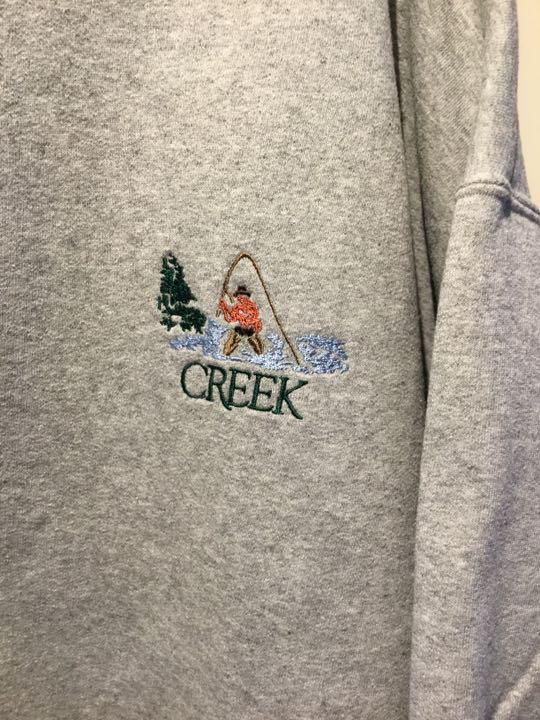 creek anglers device Through it スウェット2XL