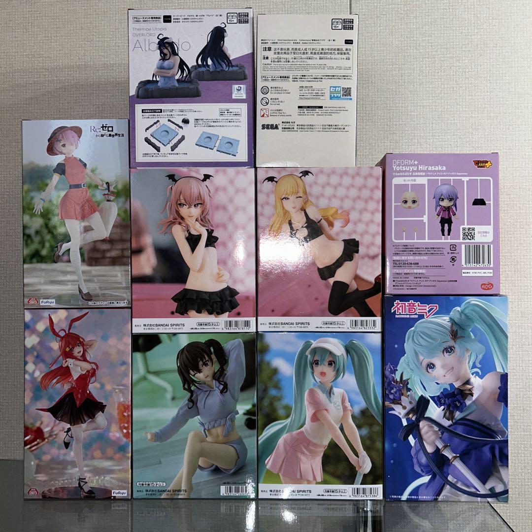 美少女　フィギュア　まとめ売り　藤田ことね　喜多川海夢　プライズ　アルベド　ミク 未開封 33点 美少女 フィギュア まとめ売り プライズ アルベド