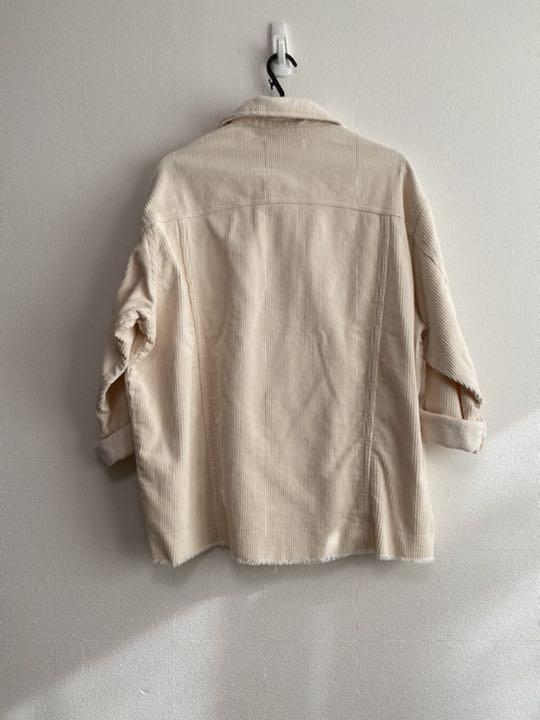 タグ付 ZARA コーデュロイ ジャケット エクリュ - メルカリ