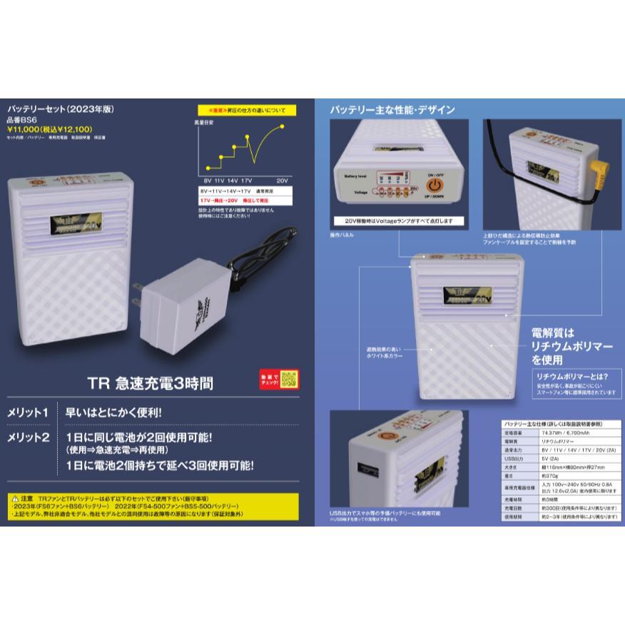 最新モデルよりも強い風量！未使用 トルネードラカン 20V 電池 BS6 ②