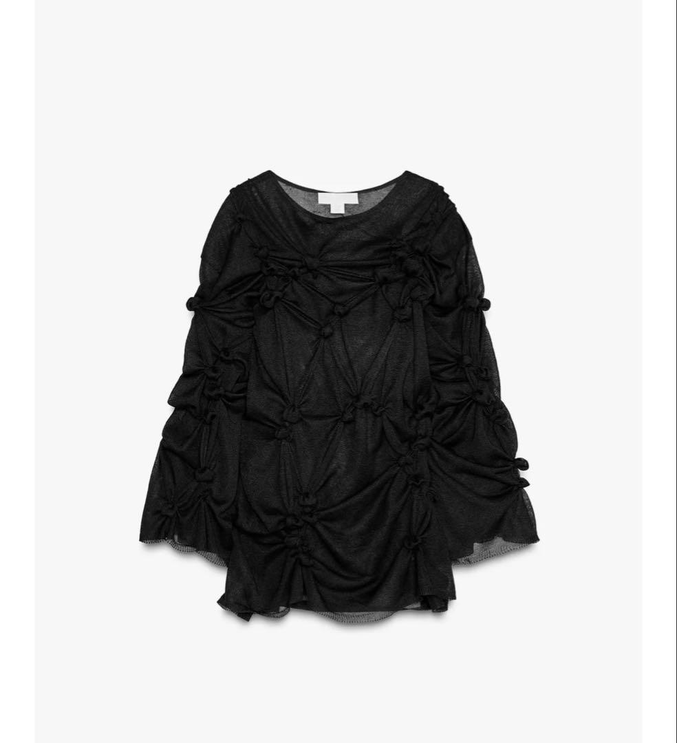 円高還元 新作⭐︎ZARA ノット S コラボ LIN ギャザーセーター×FANGLU トップス