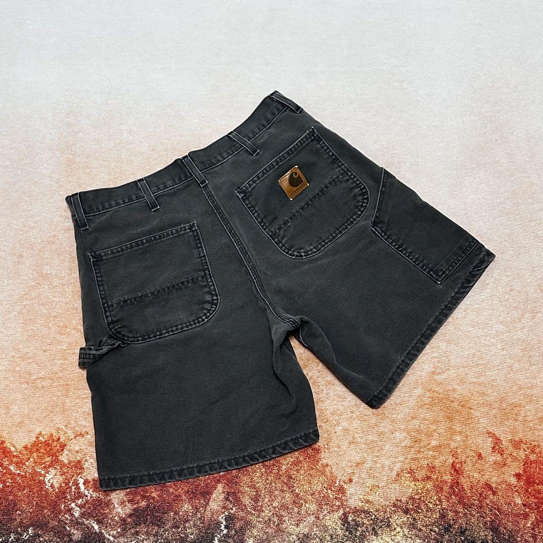 【激安アウトレット!】 Carhartt B25BLK ショートパンツ メルカリ - W34 ペインターパンツ パンツ