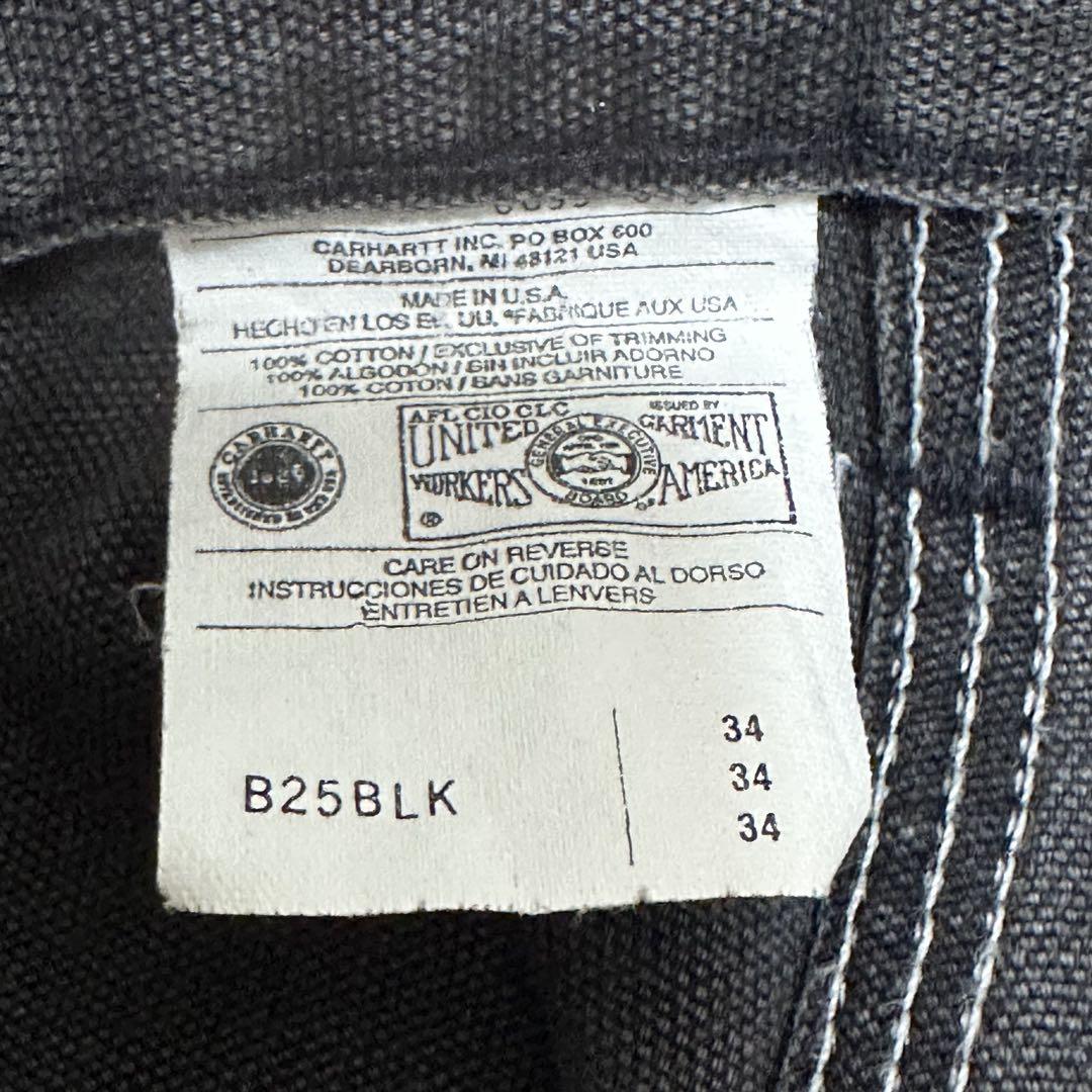 B25BLK Carhartt ショートパンツ ペインターパンツ W34 - メルカリ