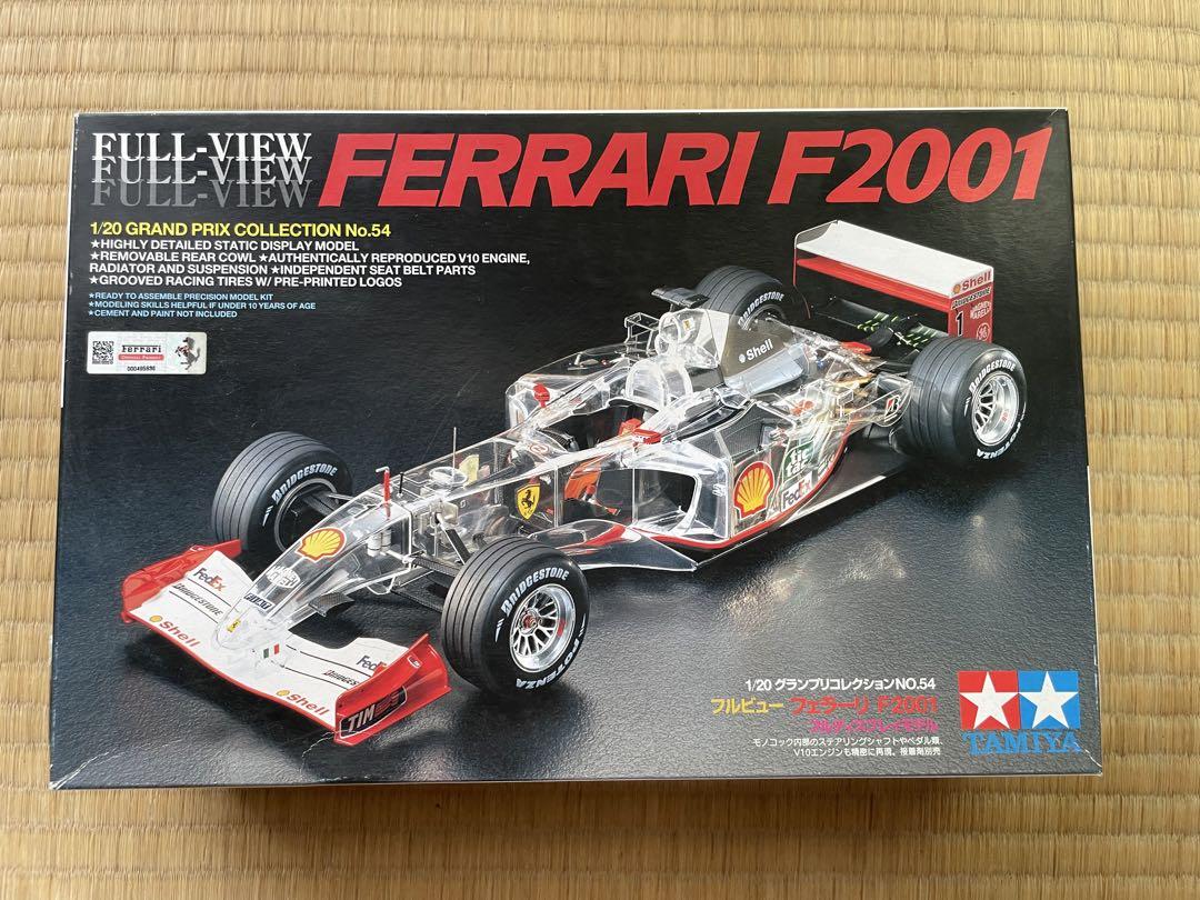 限定1個 タミヤ1/20 フルビュー フェラーリ F2001 未組立プラモデル Amazon | タミヤ F1 プラモデル フェラーリ F2001 1/20