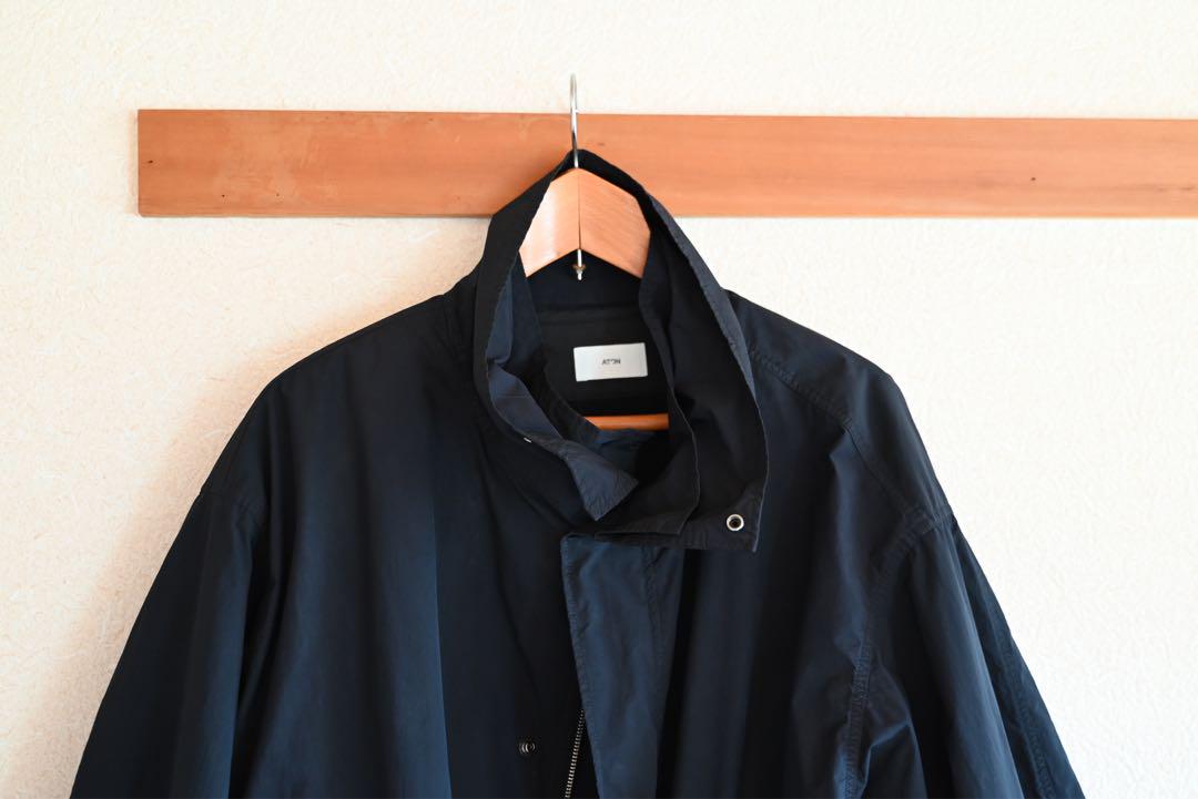 ジャケット・アウター ATON 2022AW AIR VENTILE SHORT MODS COAT