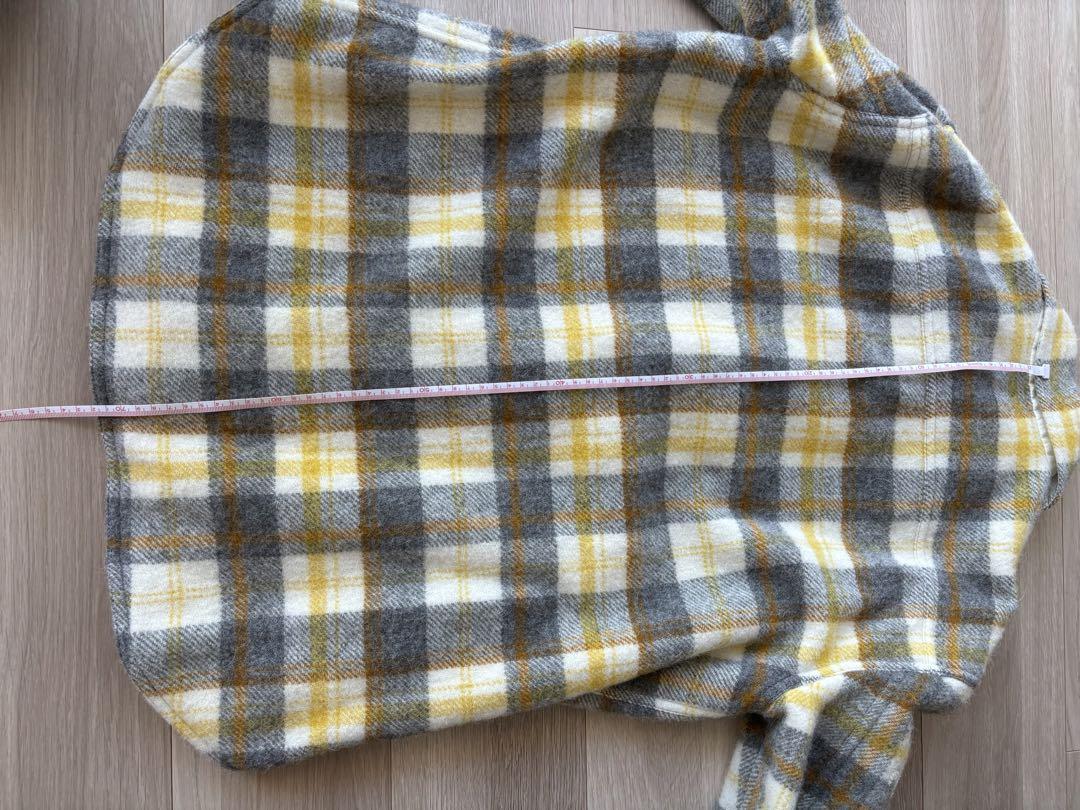 jil sander + アルパカ　チェック　ブルゾン