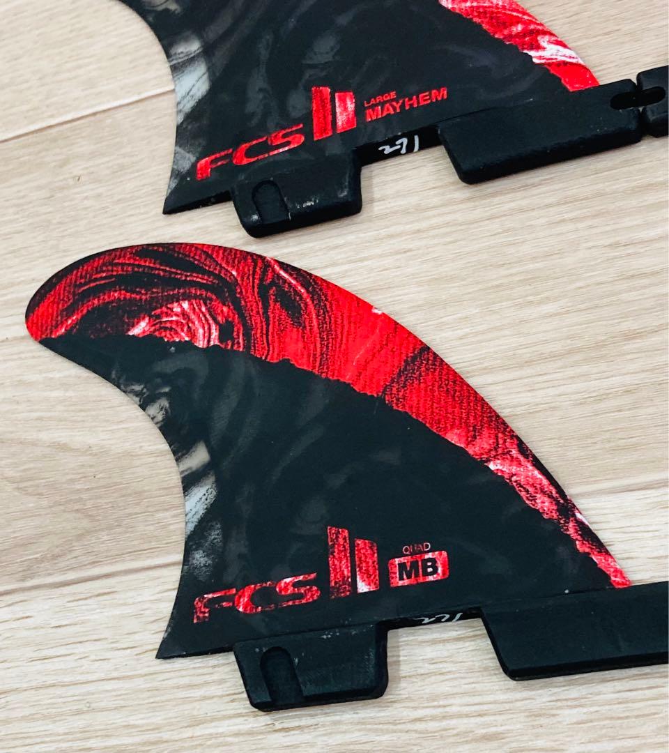 格安 送料込 FCSサーフボード用クワッドフィン 美品