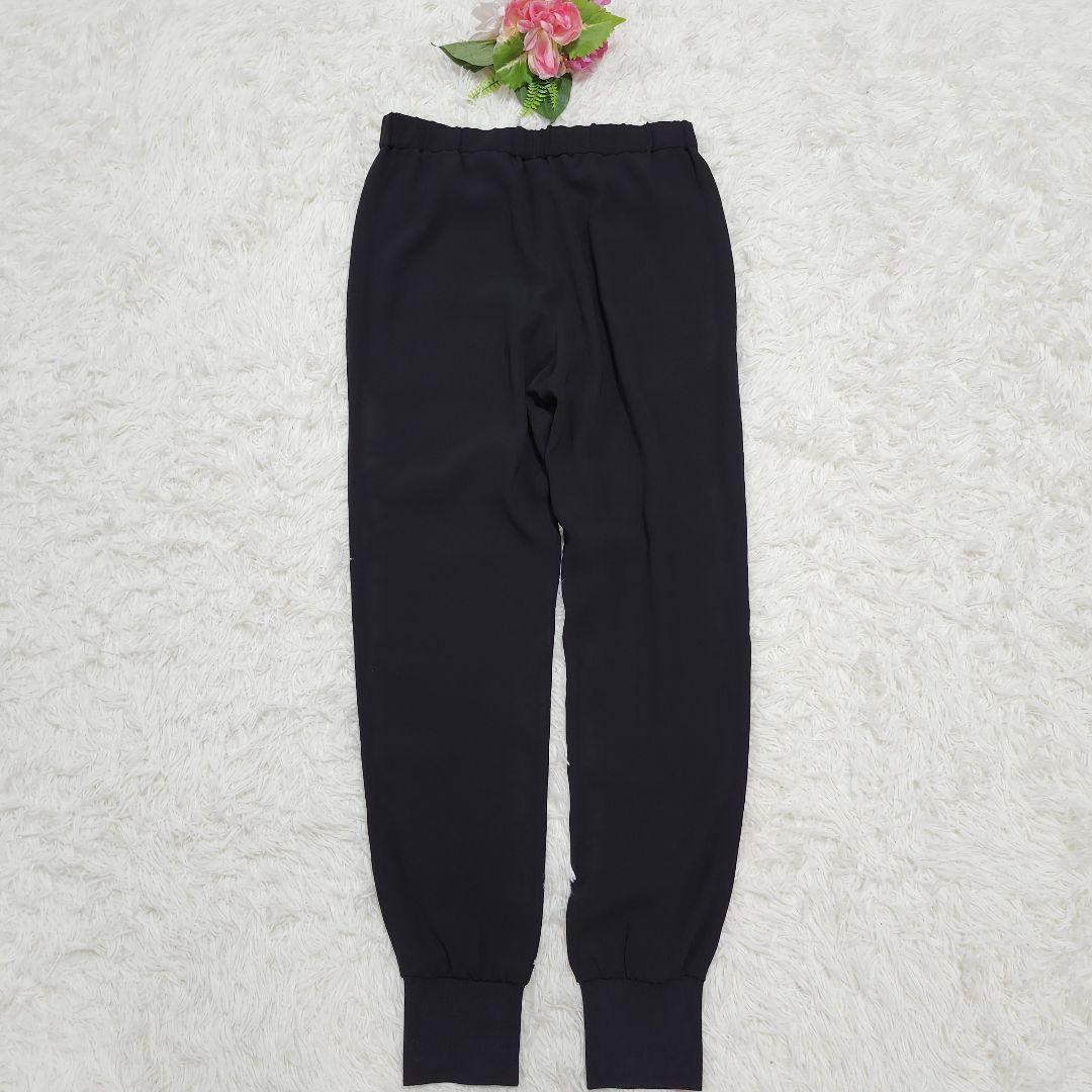 美品☆ミューズドゥーズィエムクラス　EDENリブパンツ　ブラック　38