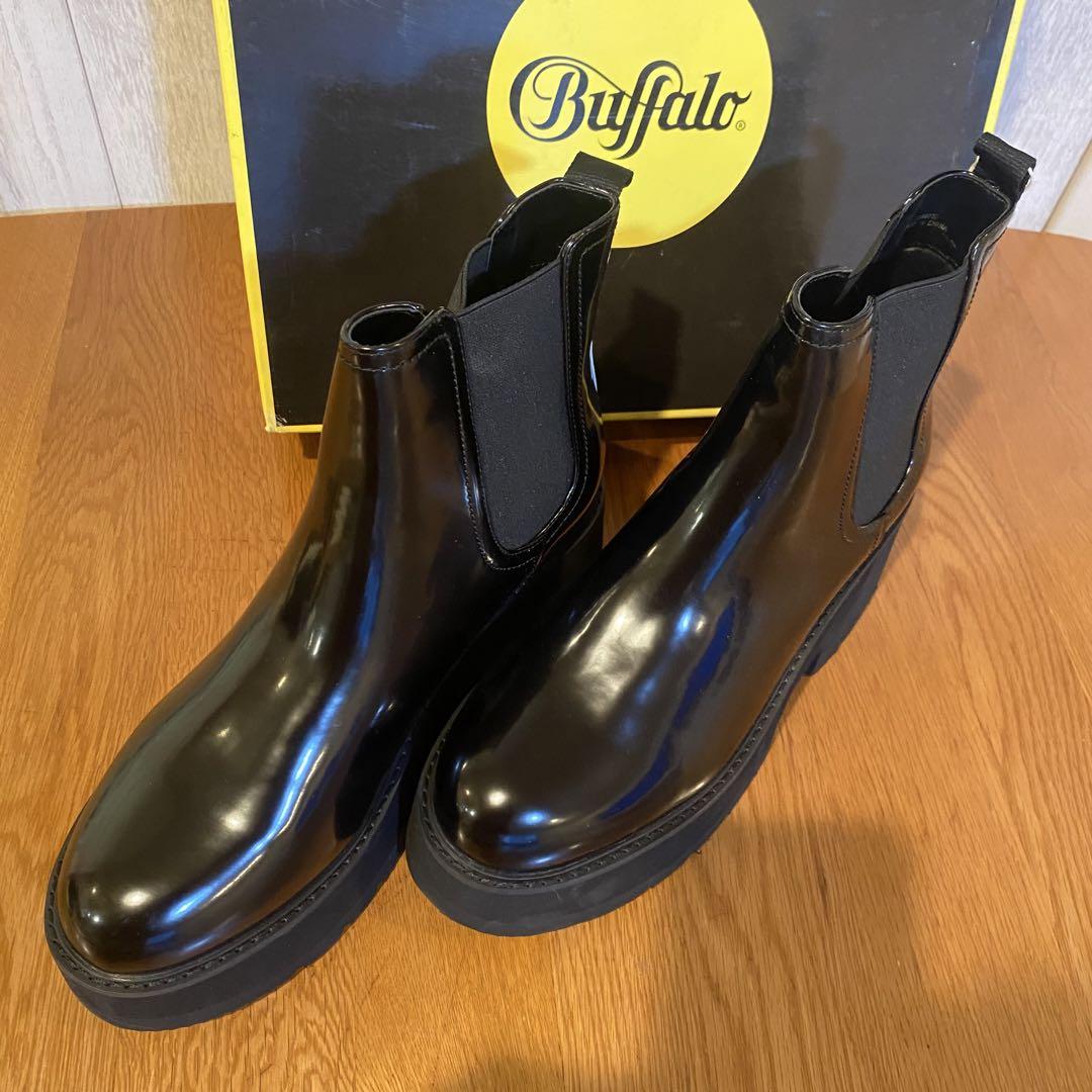 【EUR41】Buffalo バッファロー　ブーツ　ブラック レザー　他サイズ有