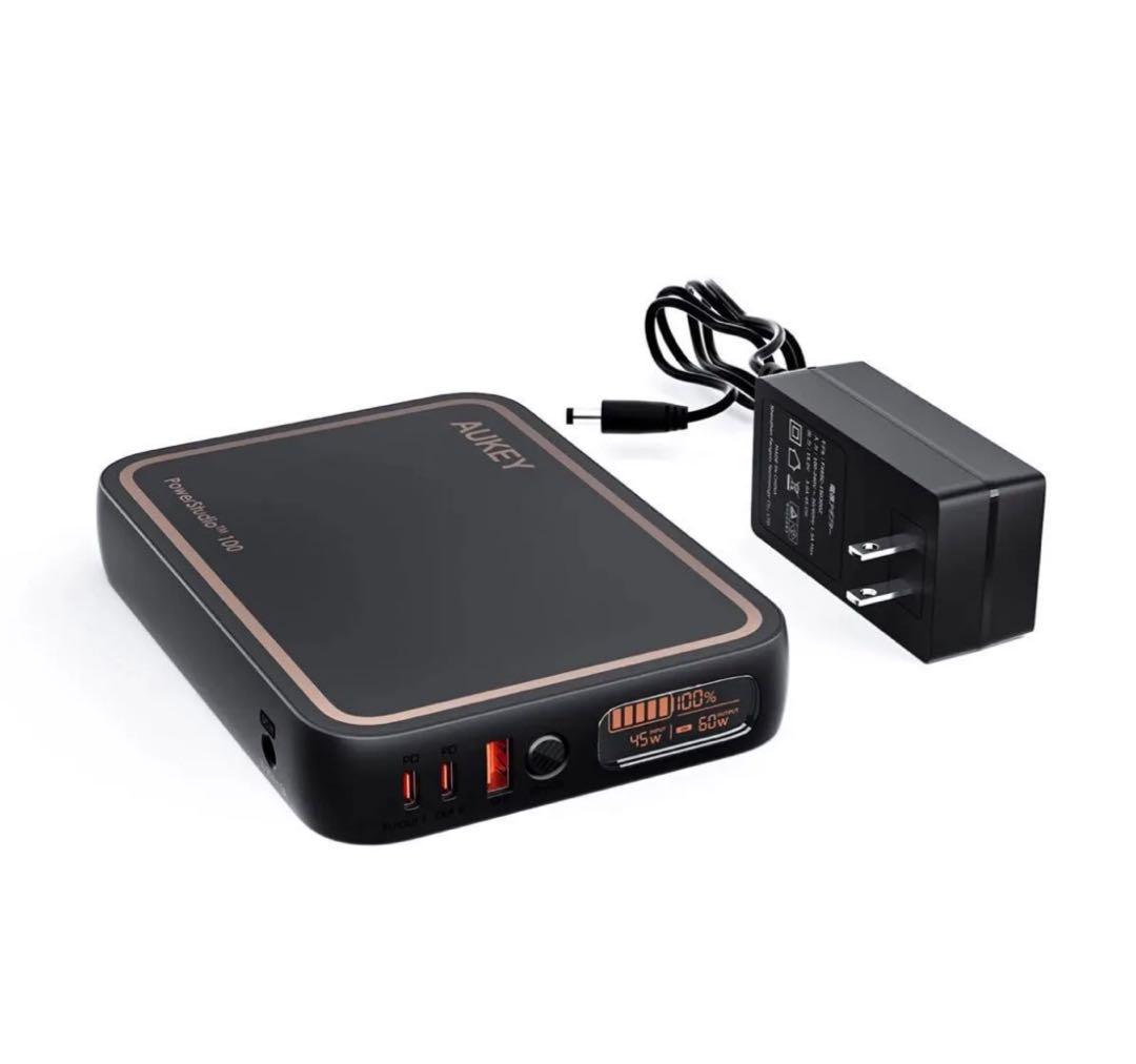 AUKEY ポータブル電源 Mini 97Wh 27,000mAh ２個セット AUKEY ポータブル電源 Mini 97Wh 27,000mAh最 安値 価格
