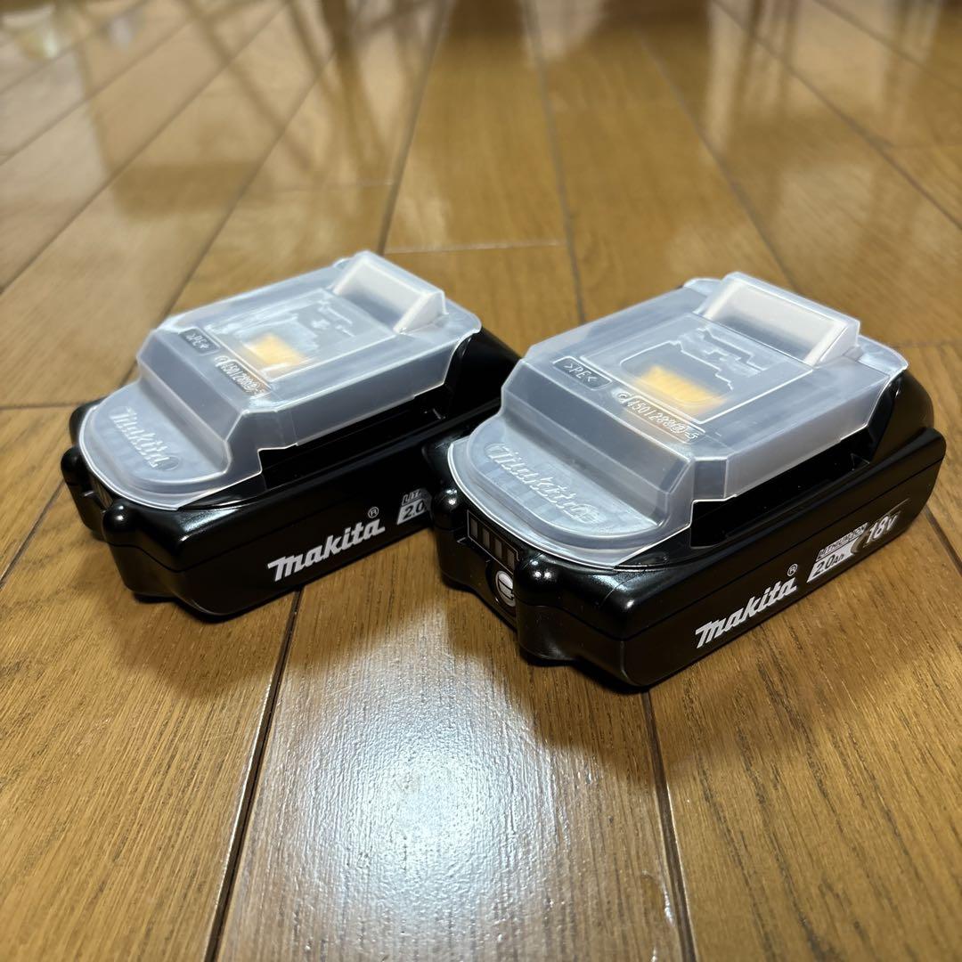 マキタ純正18Vバッテリー2.0Ah × 2個