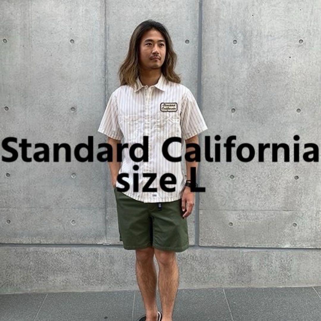STANDARD CALIFORNIA ストライプワークシャツショートスリーブ