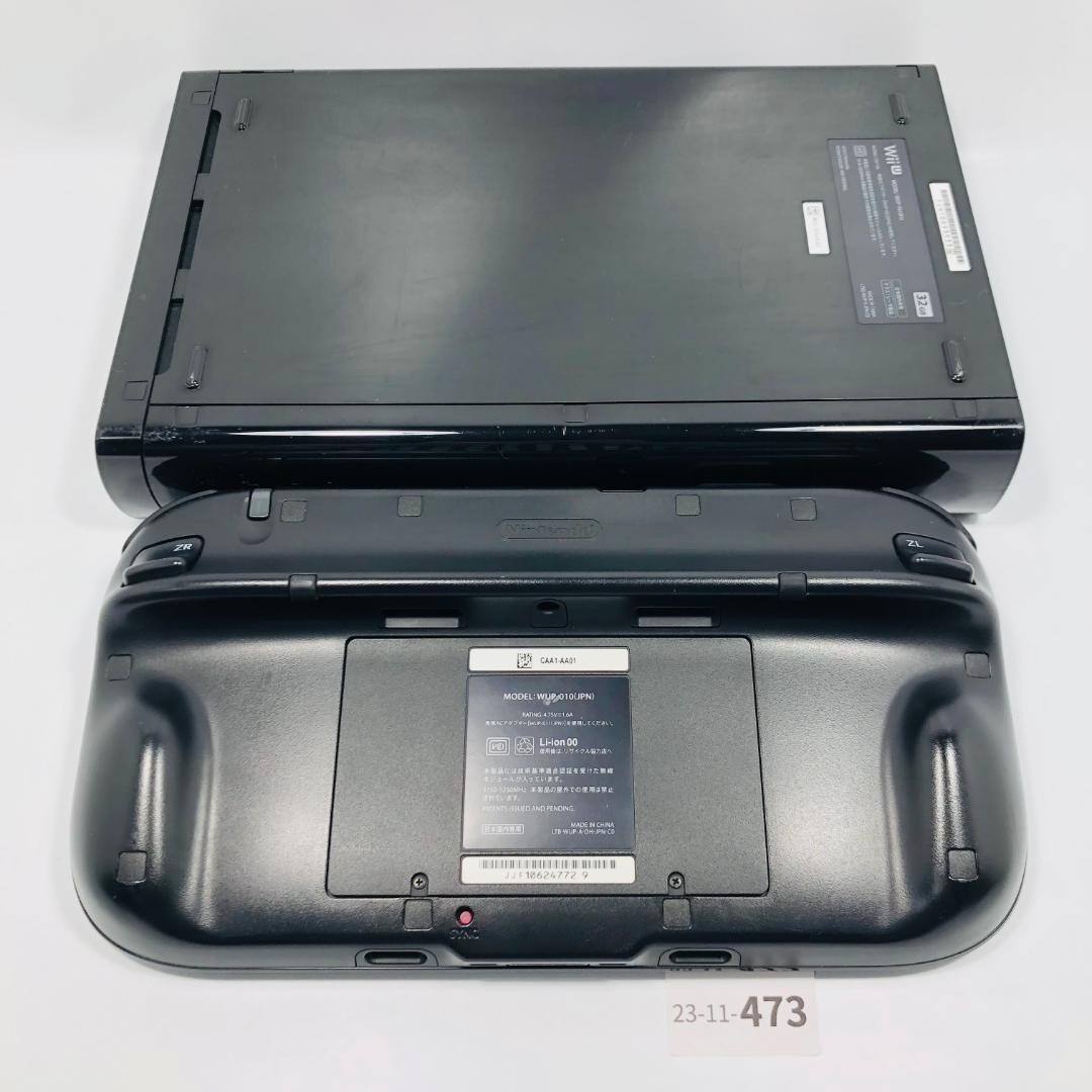 【すぐ遊べるセット】 任天堂 WiiU クロ プレミアムセット 11-473
