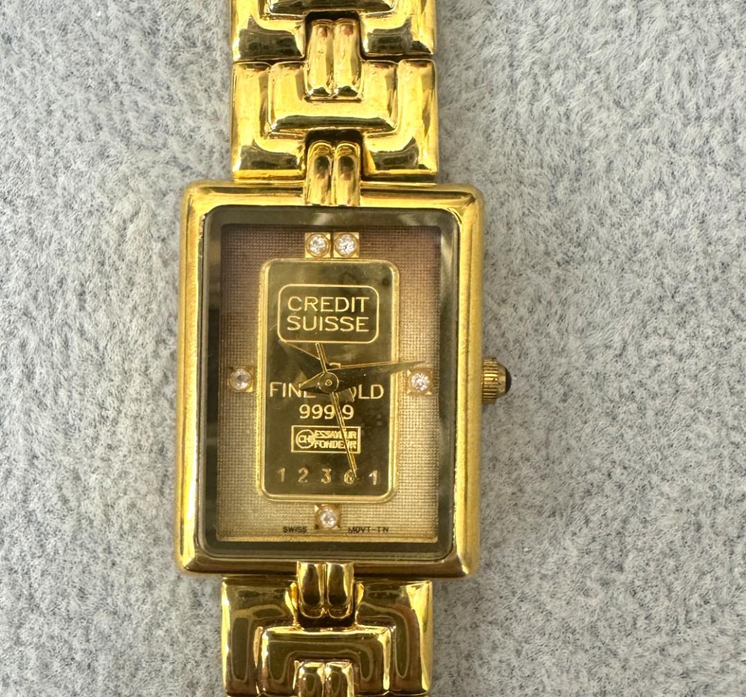 ELGIN エルジン 腕時計 FK-582-TN 入文字盤 999.9やや傷や汚れあり