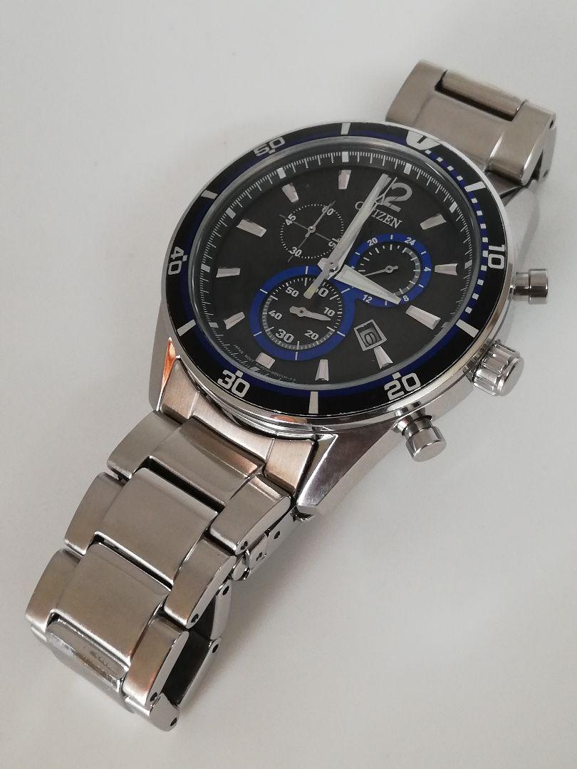 【ソーラー】CITIZEN　シチズン　エコドライブ　クロノグラフ　H500